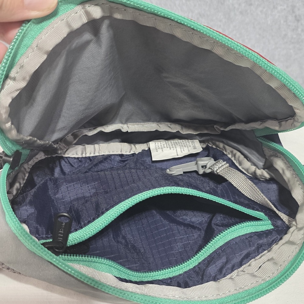 L.L.Bean Nylon Waist Pack Zip Adjustable Strap 2 Pockets - packable - Picture 8 of 14
